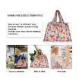 Eco-Friendly Ripstop Waterproof Shopping Bag Foldable Washable  Nylon Shopping Bag